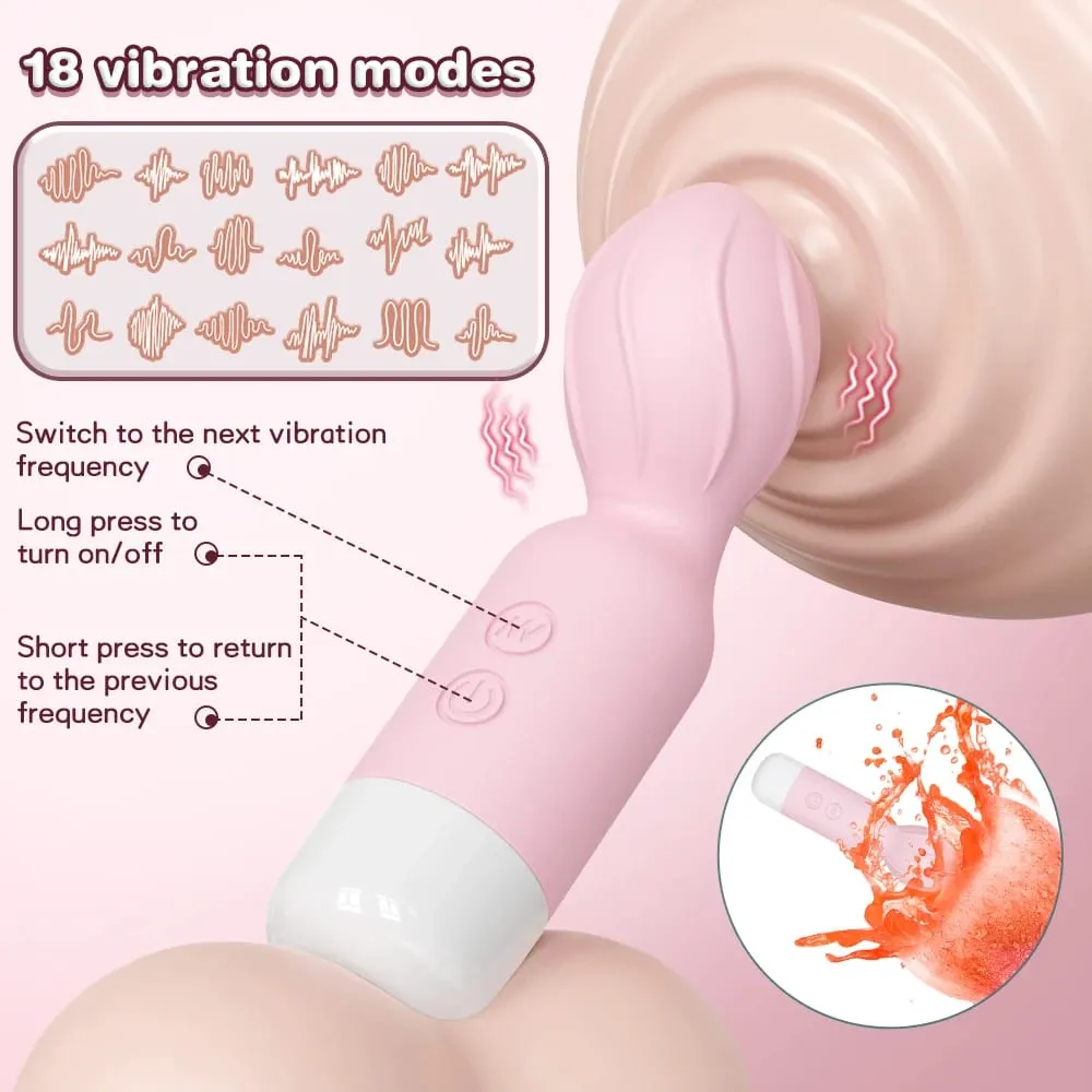 Mini AV wibrator kobiet G Spot wibracji pochwy Anal łechtaczki wibracyjny stymulator wibrator Dildo sklep dorosłych zabawki erotyczne dla kobiet — image 5