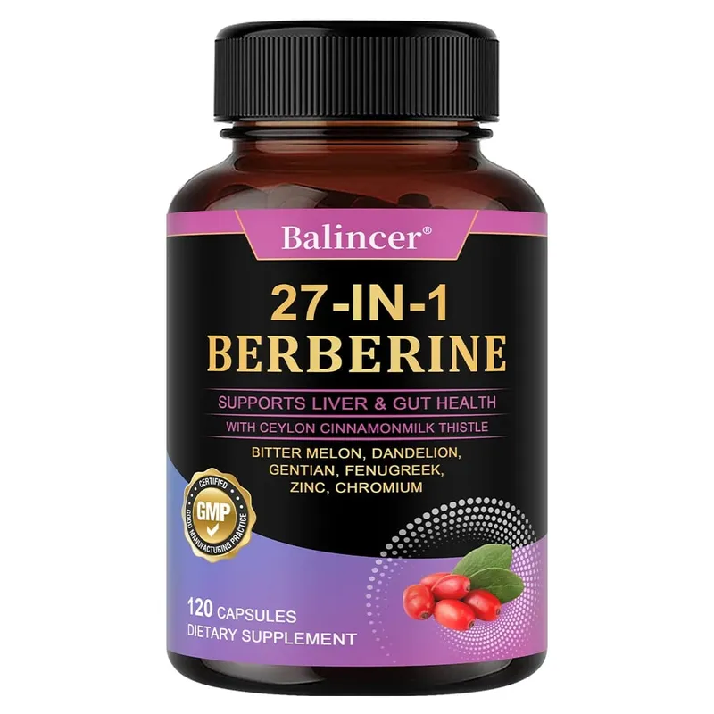 27-IN-1 Berberine Capsules - Contains Ceylon Cinnamon Milk Thistle - Supports Heart Health Immune System Liver & Gut Health — image 9