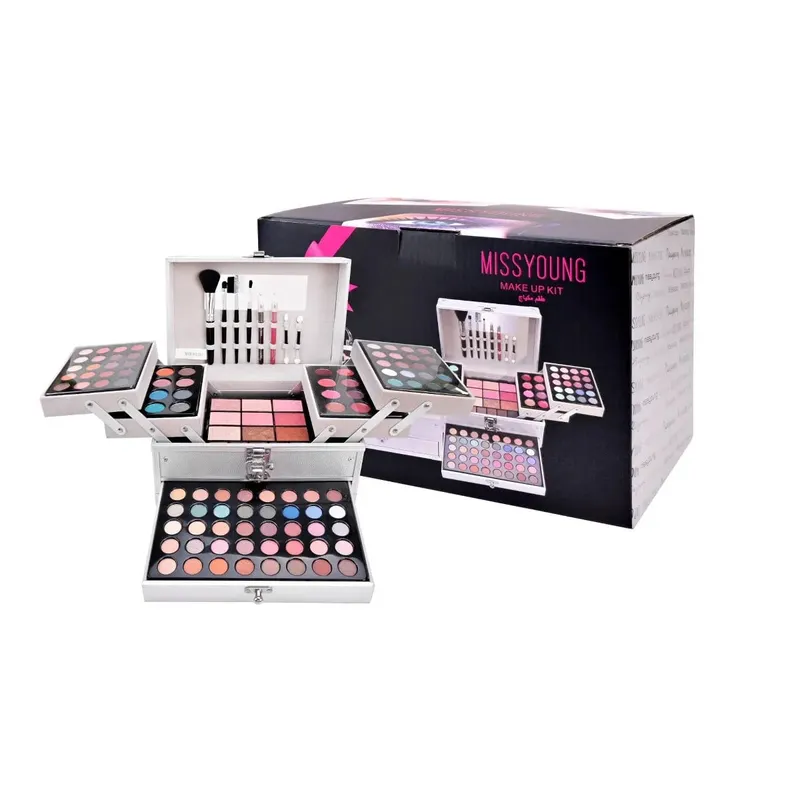 Women's Makeup Set Gift Box Portable Multifunctional Cosmetics Set Eyeshadow Palette Set Lip Tint Lip Liner Lipstick Combination — image 2