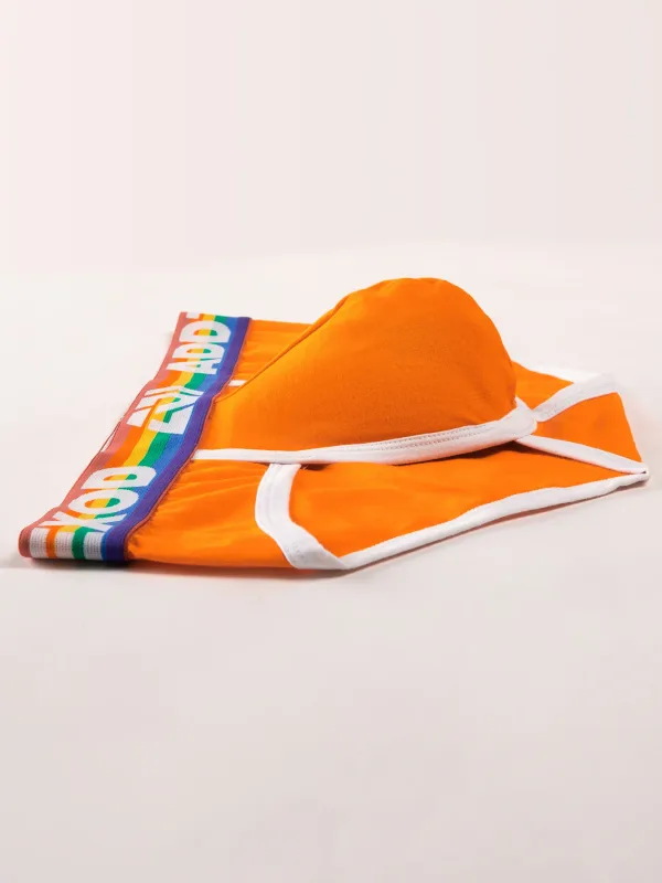 Sexy Men Underwear Rainbow Belt Multi Colored Youth Low Waist U Convex Pouch Brief Teenager Cotton Breathable Comfortable Bikini — image 15