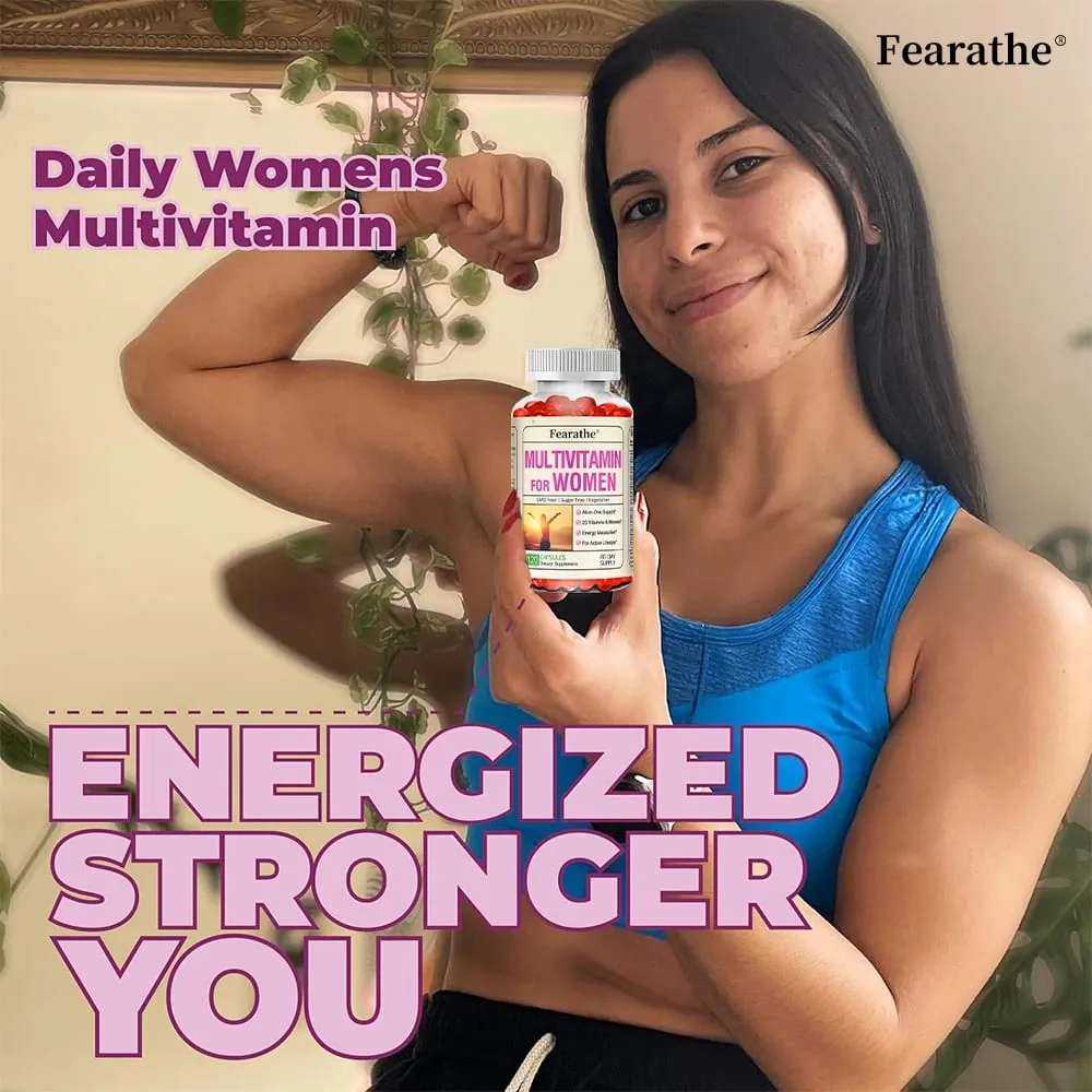 Women's Daily Multi Capsules - Antioxidant Daily Multivitamin To Support Energy and Immune Health - 120 Capsules — image 2