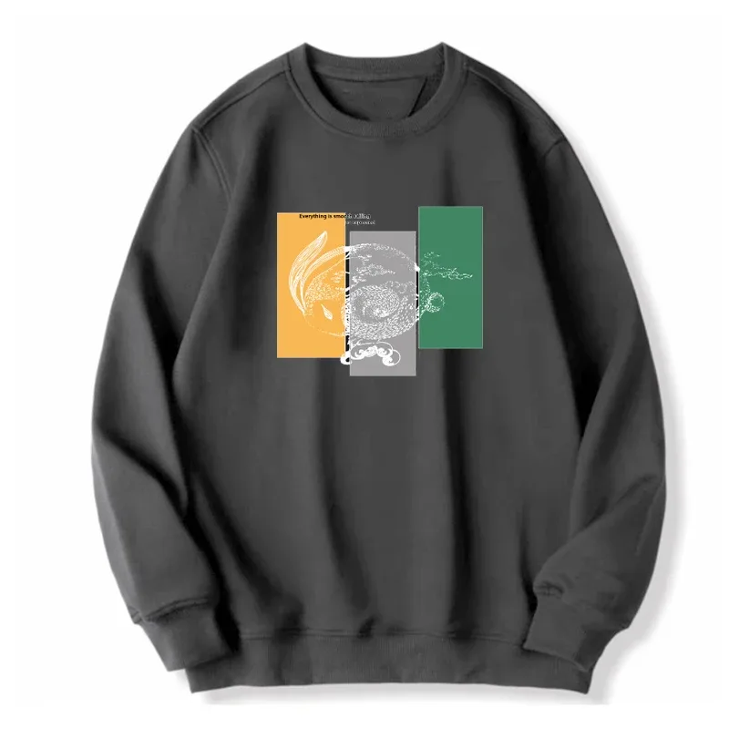Sweatshirt Pullovers Men Oversized Sweater Plus Size 6XL 7XL 8XL Man Round Neck Long Sleeve Printed Loose Tops Big Size Clothing — image 13