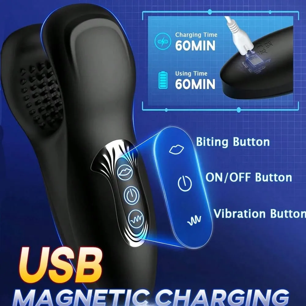 Male Sex Toys for Men Glans Exerciser Lasting Delay Endurance Vibrating Trainer Male Masturbator Vibrator Penis Massager Sex Toy — image 4