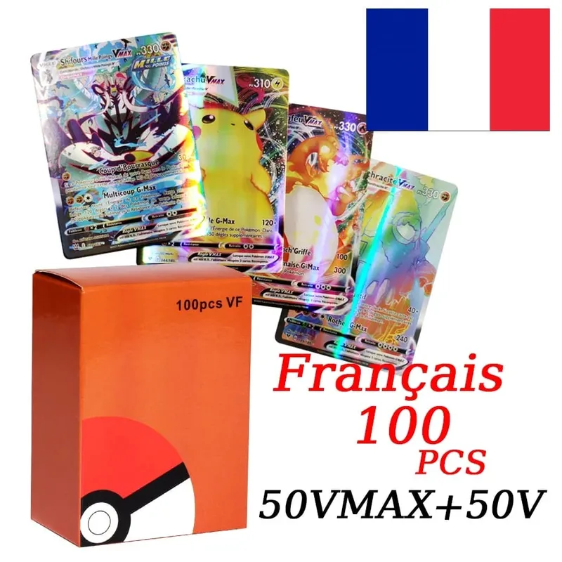 2025 New French Version Pokemon Cards VMAX V EX GX MEGA Carte Collection Battle Trainer Children's Christmas Toys Gift — image 8