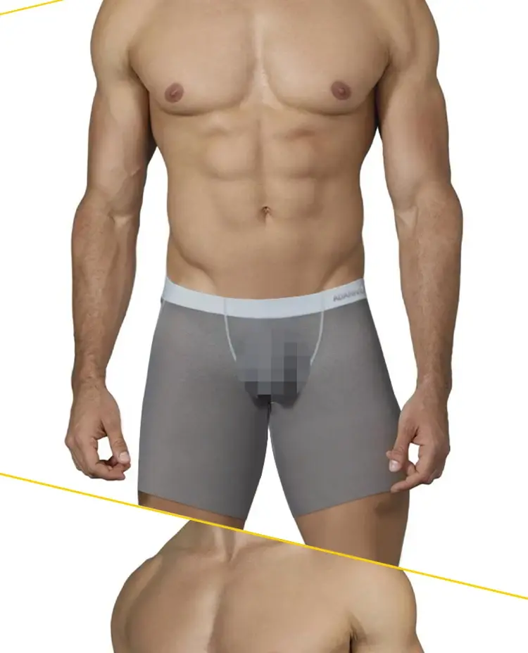 1/3 PCS Men Ice Silk Transparent Boxers 0.01 Ultra-thin Fabric See Through Underpants Seamless Underwear Boxer Shorts — image 18