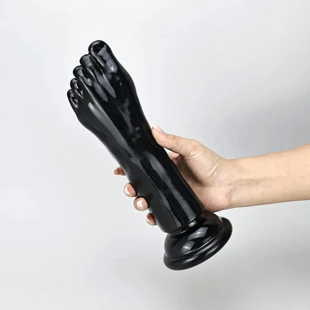 Big Feet Style Anal Plug Big Clear TPE ButtPlug Deep Masturbator Dildo Dilator Stimulator Anal Plug Adult Sex Toys For Women 18+ — image 6