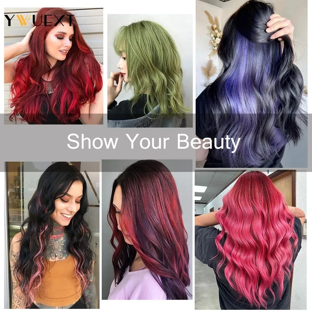 Highlight Red Human Hair Tape In Extensions 12" 16" 20" 24“ Natural Straight Machine Remy Tape In Hair On Glue Adhesive