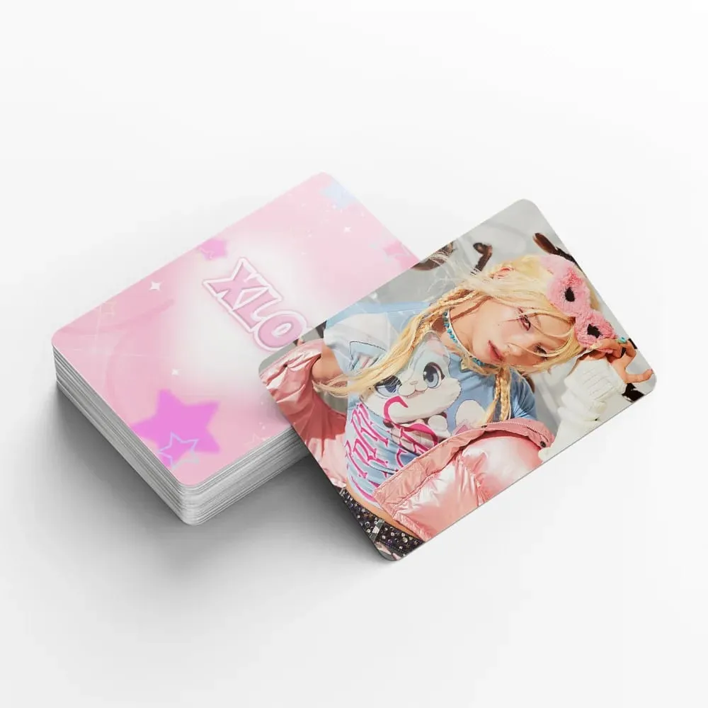 92 Teile/satz Idol XLOV Neue Mini 2 Album I Gott Peripherie Lomo Karten Und Aufkleber Postkarten WUMUTI RUI HARU HYUN Fans Geschenk Sammlung — image 5