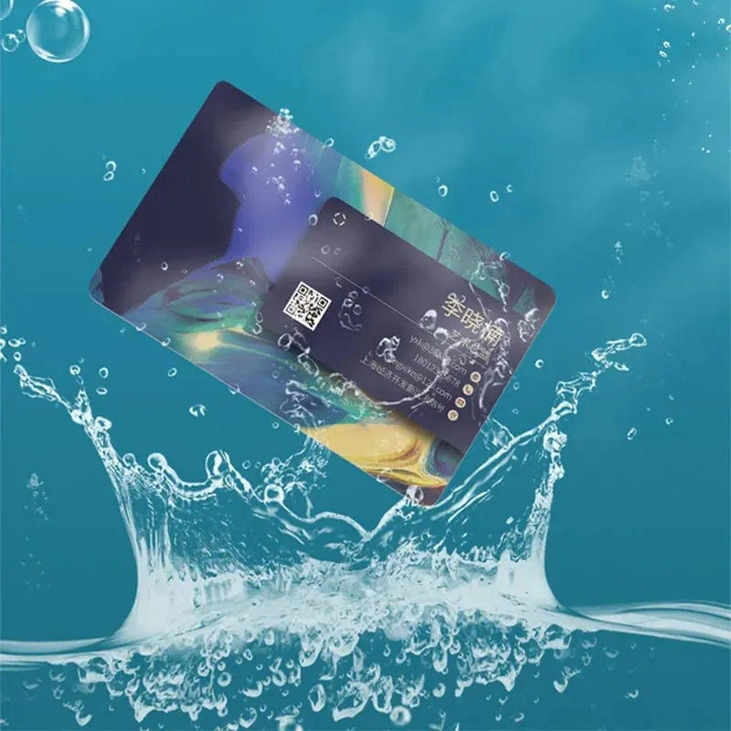 Custom White Pvc Plastic Frost Business Card /Print Card /Waterproof/ Name/Visiting Card / Custom Business Card Printing — image 5