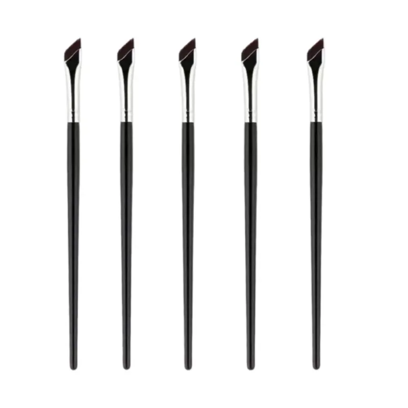 1/2/3pcs Angled Blade Eyeliner Brush Ultra Thin Fine Eyebrow Brush Flat Sickle Eyeliner Brushes Eyeliner Lower Eyelid Brushes — image 8