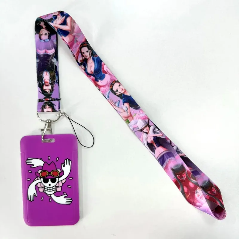 Anime Cartoon Credential Holder Keychains Neck Lanyard For Pass Card Anime Credit Card Holder Keychain Straps Wholesale — image 12