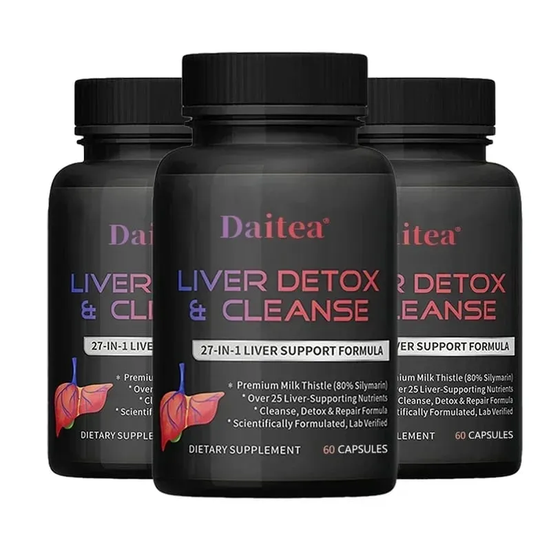 27-in-1 Liver Support Formula Liver Cleanse Detox & Repair Capsules - Milk Thistle Artichoke Dandelion Liver Health Supplement — image 9
