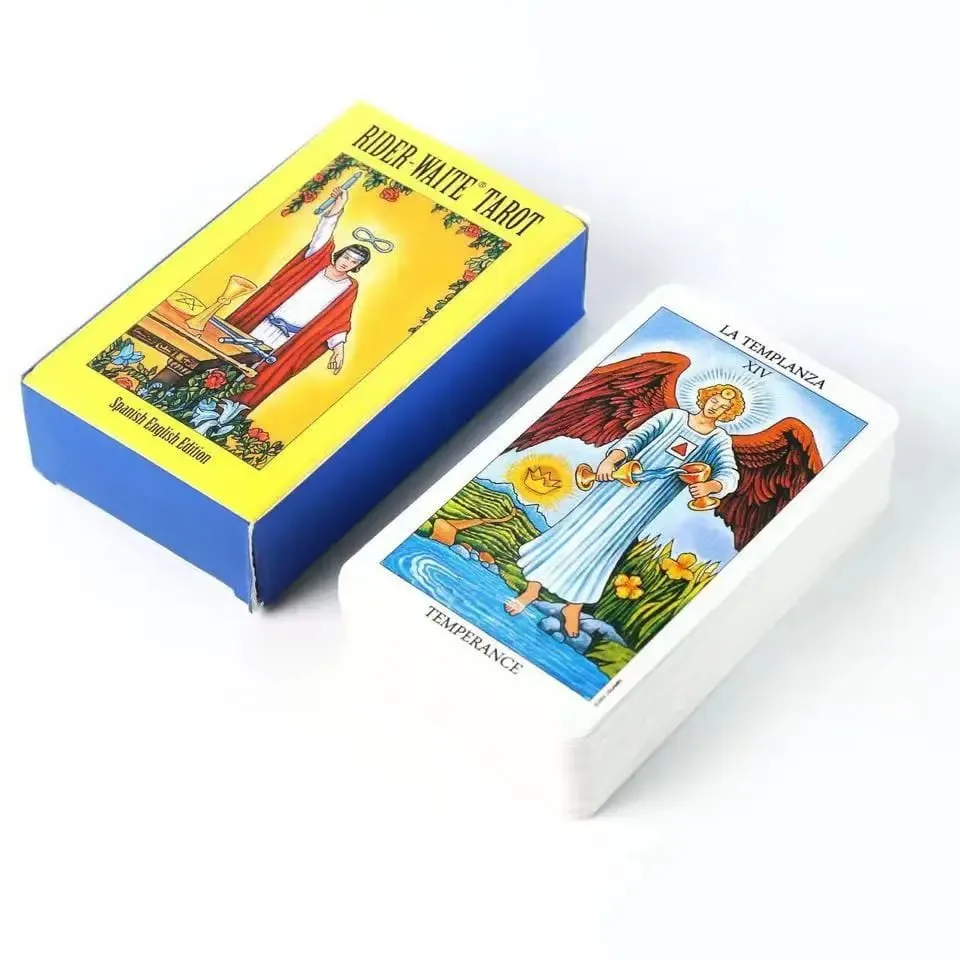 Jeu de cartes de Tarot The Rider Waite Smith, 1909, Oracle Deck pour débutants, anglais, espagnol, édition de Divination classique