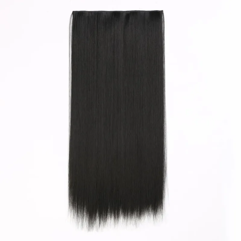 Synthetic Clip in Hair Extensions 6 Pcs/Set 16 Clips Long Straight Hairpieces Clip On Hair Extension for Women Blonde — image 29
