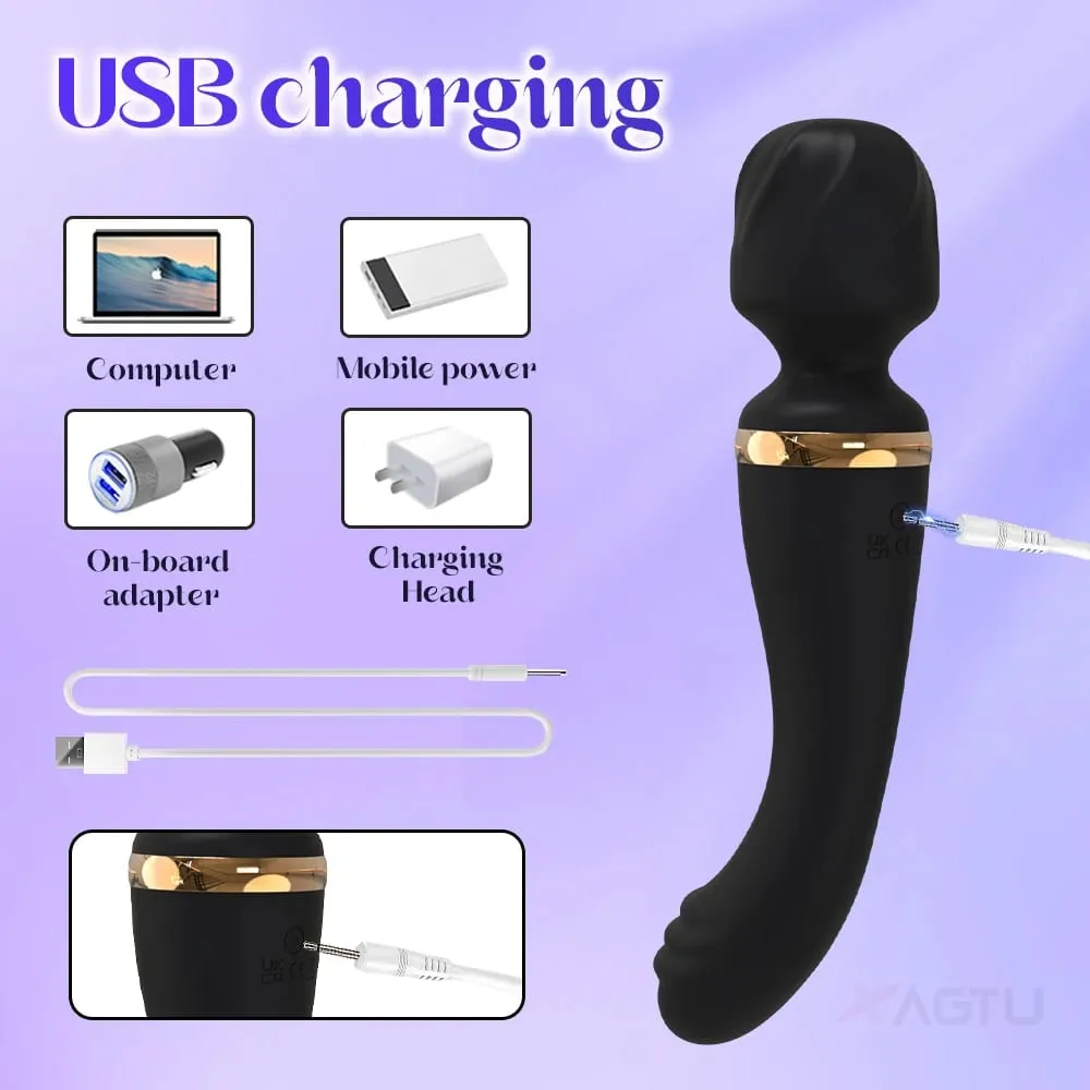 2 in 1 Vibrator AV Wand for Women G-Spot Clit Vagina Stimulator Nipples Breast Massager Female Masturbator Sex Toy for Women — image 5