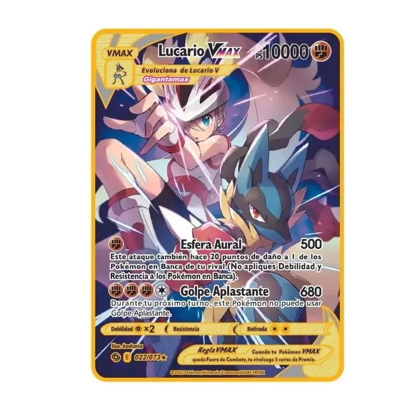 Kad Pokemon Vmax Logam Surat Pokémon Pikachu Gx Mewtwo Charizard Vstar Permainan Anime Mainan Besi Emas Kad Bermain Hadiah Kanak-kanak — image 17