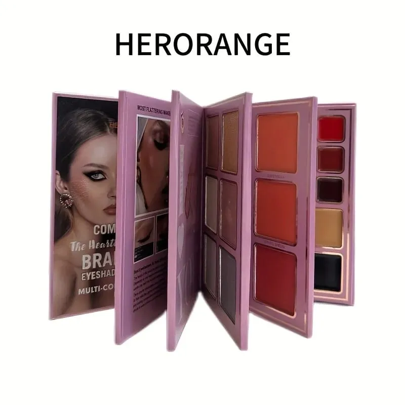 78 Colors Multi Makeup Palette with Brushes Matte Shimmer Eyeshadow Blush Highlight Lip Gloss Set Christmas Gift — image 7