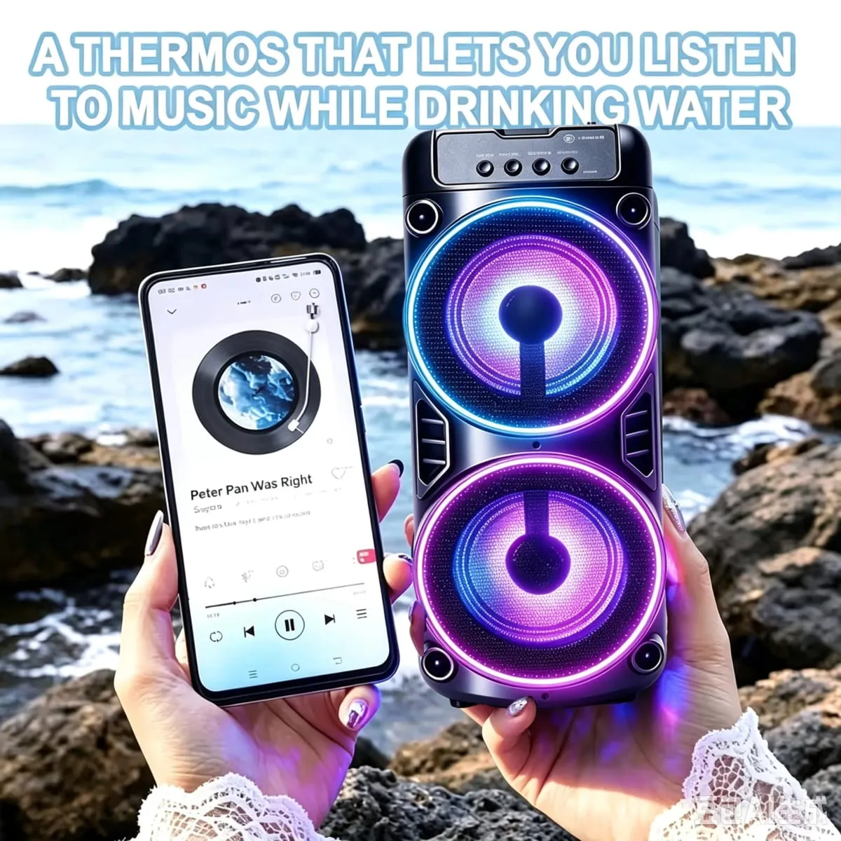 Professional Large Bluetooth Speaker Portable Design Featuring JBL Subwoofer Party Box LED Lights Compatible with BT/USB/TF/AUX/FM/TWS/MIC/EQ Functions Professional Karaoke. Ideal Gift for Birthdays Christmas and New Year — image 8