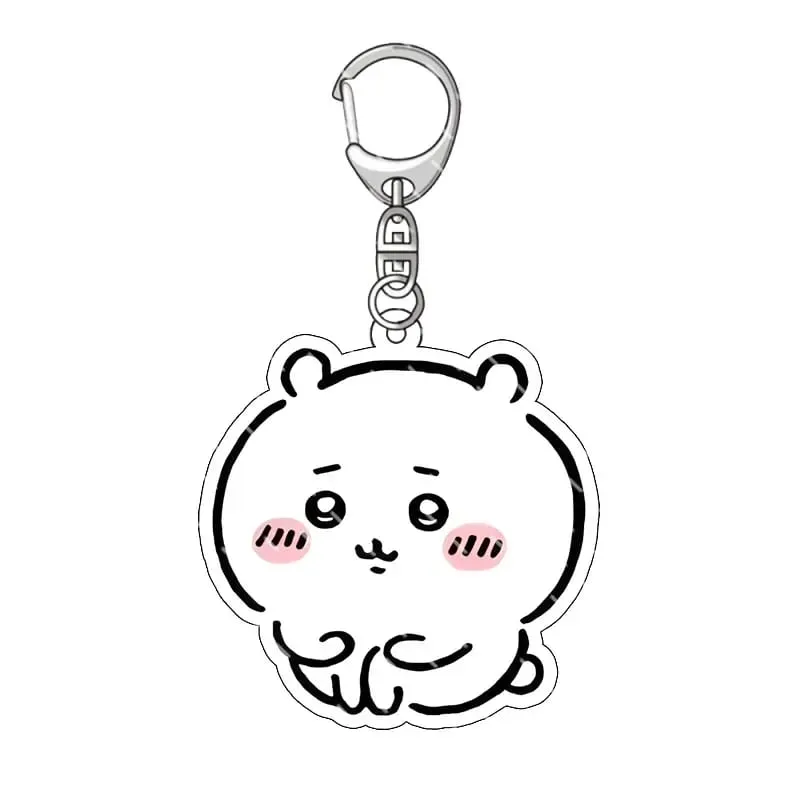 jiyi Pendant Anime Comic Acrylic Peripheral Keychain Hachiware Usagi Cute Pendant Bag Hanging Decoration Decoration