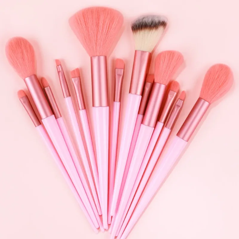 13PCS Makeup Brushes Set Eyeshadow Foundation Highlighter Blush Concealer Female Soft Beauty Tool Puff Beauty Sponges Thumb Puff — image 9