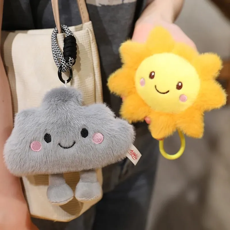 15/30CM Lovely Sky Series Plush Toy Sun & Cloud & Dark Clouds Plushie Pillow Pendant Toy Kawaii Birthday Gift — image 3