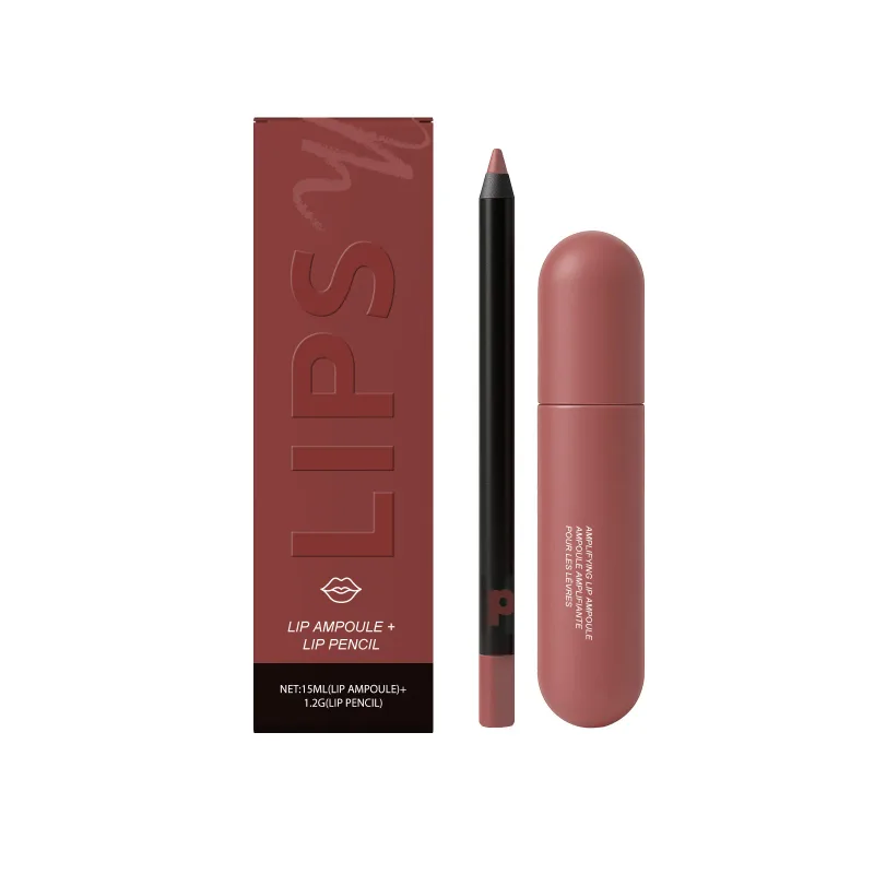 Waterproof Matte Lipliner Pencil Set Long Lasting Non Drying Perfec Lining Filling Lips Moisturizing Plump Lip Color Lip Care — image 9