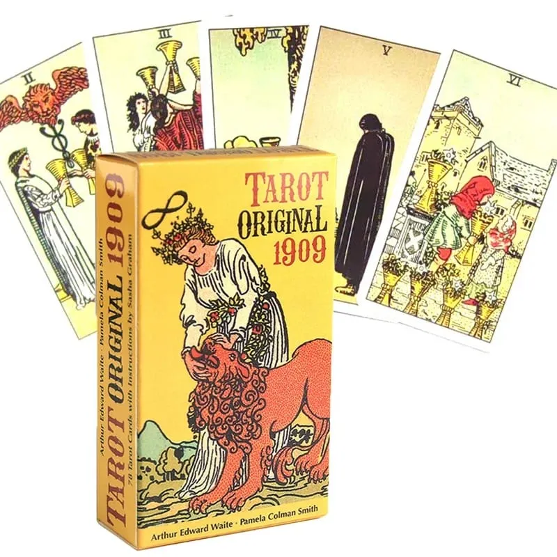 HOT Tarot Original 1909 Deck Cards English Classic 1909 Tarot 78 Card Popular Deck Card Game Board PDF Guidebook — image 1