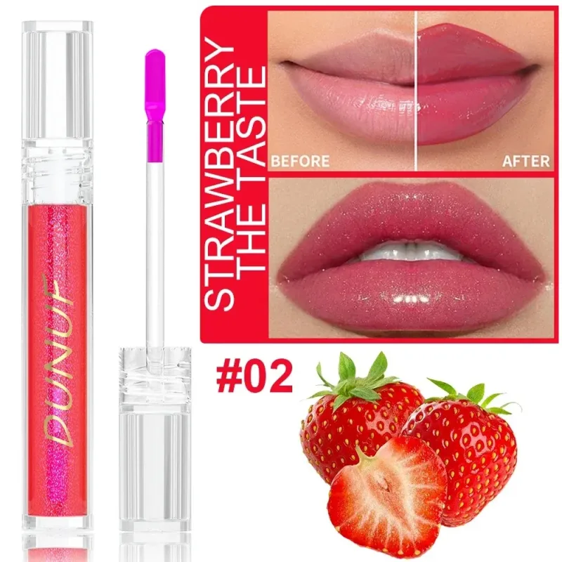 Fruit Color-changing Lip Gloss Long Lasting Nouritious Shine Hydration Water Lipsticks Makeup Winter Moisturizing Lip Care Oil