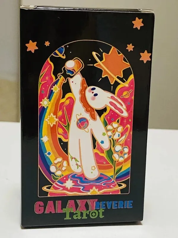 Kad Tarot Galaxy Reverie 78pcs Kad Tarot Bertemakan Arnab Comel Tunggu Permainan Papan