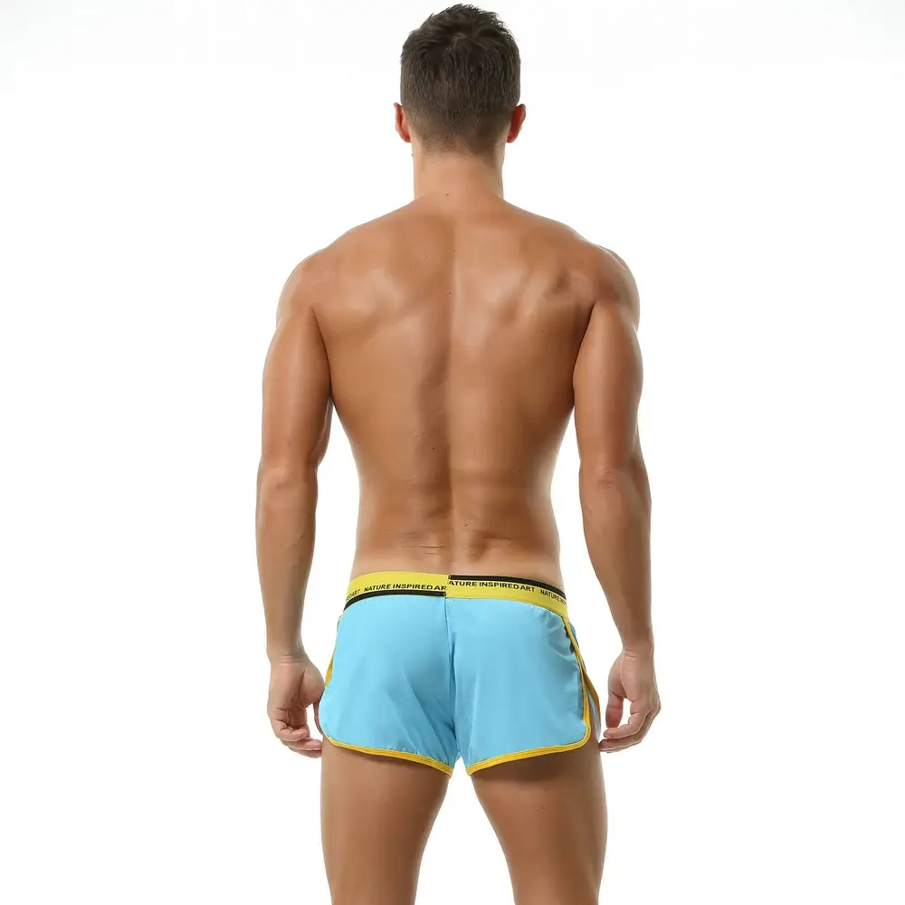 Men's Low-Waist Breathable Split Lounge Split Trunks — image 9