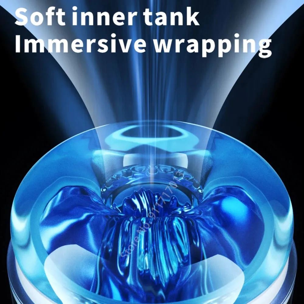 Automatic Heated Sucking Vibration Male Masturbator Cup Blowjob Pussy Pocket Sex Machine Masturbation Toy Adult Goods for Men — image 5