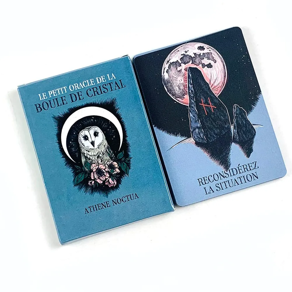 Le Petit Oracle De La Boule De Cristal Oracle-kort 13-korts dæk Athene Noctua Tarot-spådomskort med guidebog — image 1