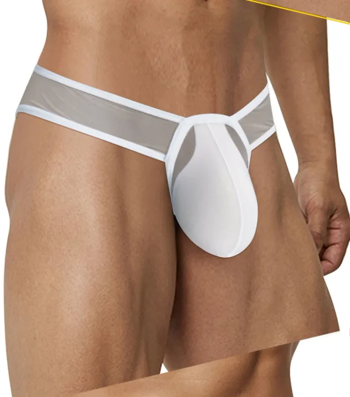 Men Bikini Briefs Man Underpantsr Slip Transparent Mesh Underwear Male Cuecas Men's Panties Ultra-thin Gays Sports Briefs — image 20