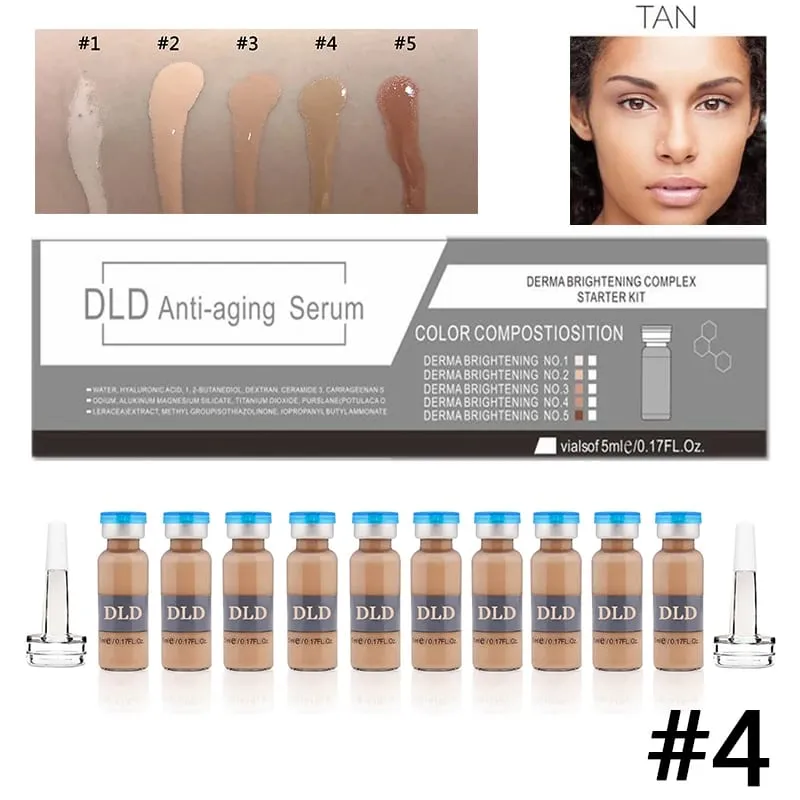 10pcs/box Korea BB Cream Glow Ampoule Skin Booster Serum Kit Whitening Niacinamide Foundation Moisturize Rejuvenate Skincare