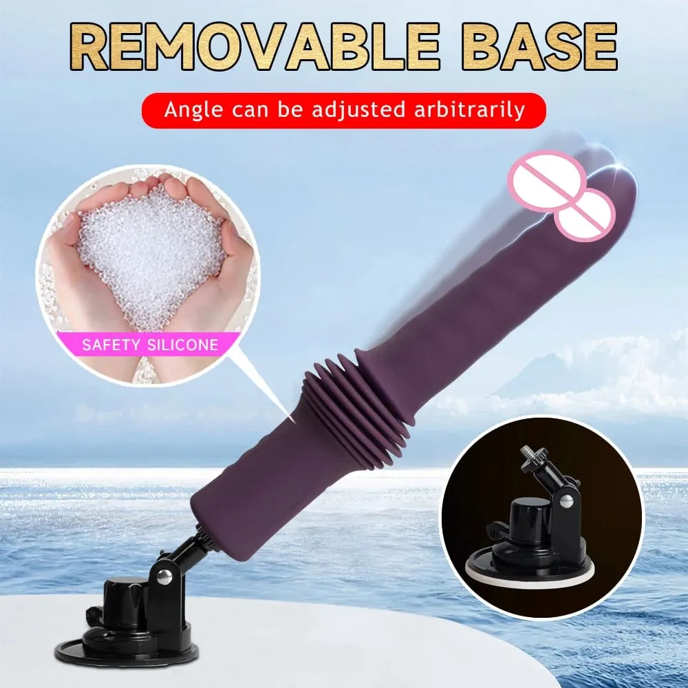 Telescopic Dildo Vibrator G Spot Clitoris Stimulator Massager Orgasm Thrusting Retractable Vaginal Toy Sex Toy for Adult Women