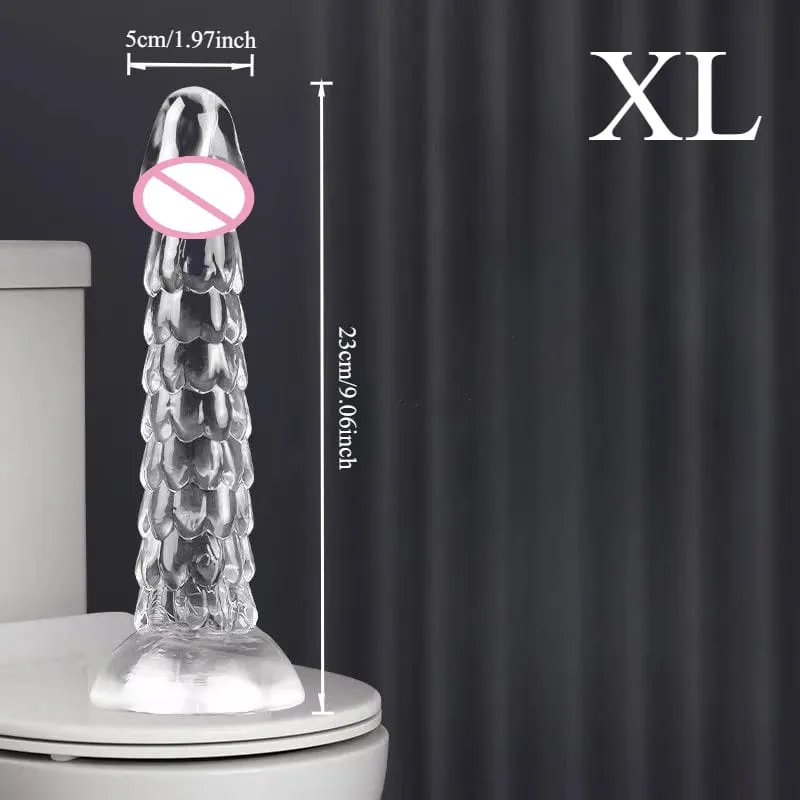 23cm Dragon Dildo Suction Cup Anal Plug Whip Buttplug Anus Dilator Female Vaginal Masturbator Butt Plug Sex Toys For Women Men