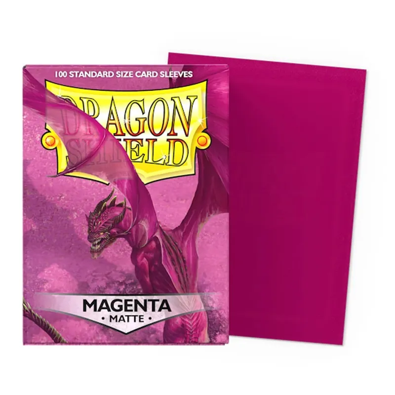 100 pièces/boîte 66x91mm taille Standard Demark Dragon Shield mat manchons de carte pour MTG/PKM/YGO/TCG cartes de jeu de société Slevees