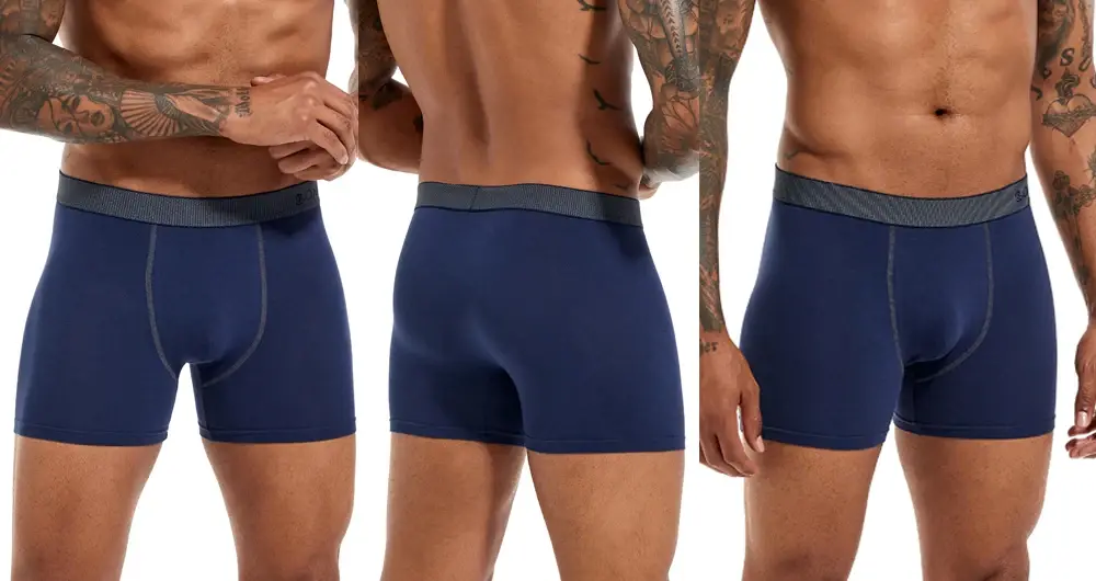 6pcs/pack Boxer Briefs Solid Color Men's Panties Cotton Underwear Men Underpants Letter Elastic Waistband Man Undrewear Shorts — image 12