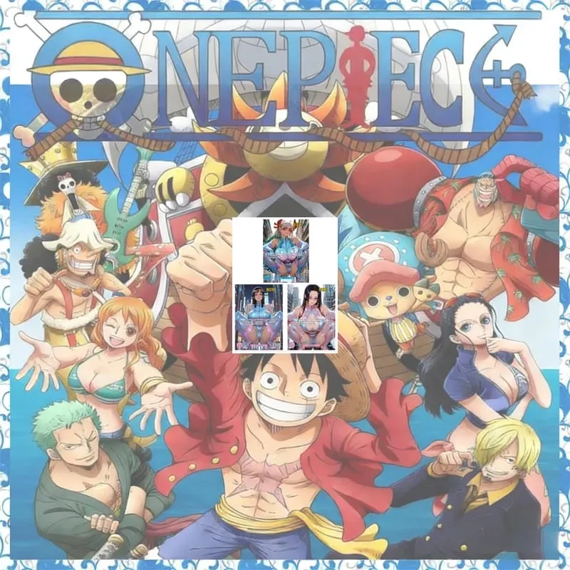 Anime One Piece Diy Color Flash Cards Hancock Perona Nami Robin Yamato Collection Cards Christmas Birthday Gifts Children's Toys — image 8