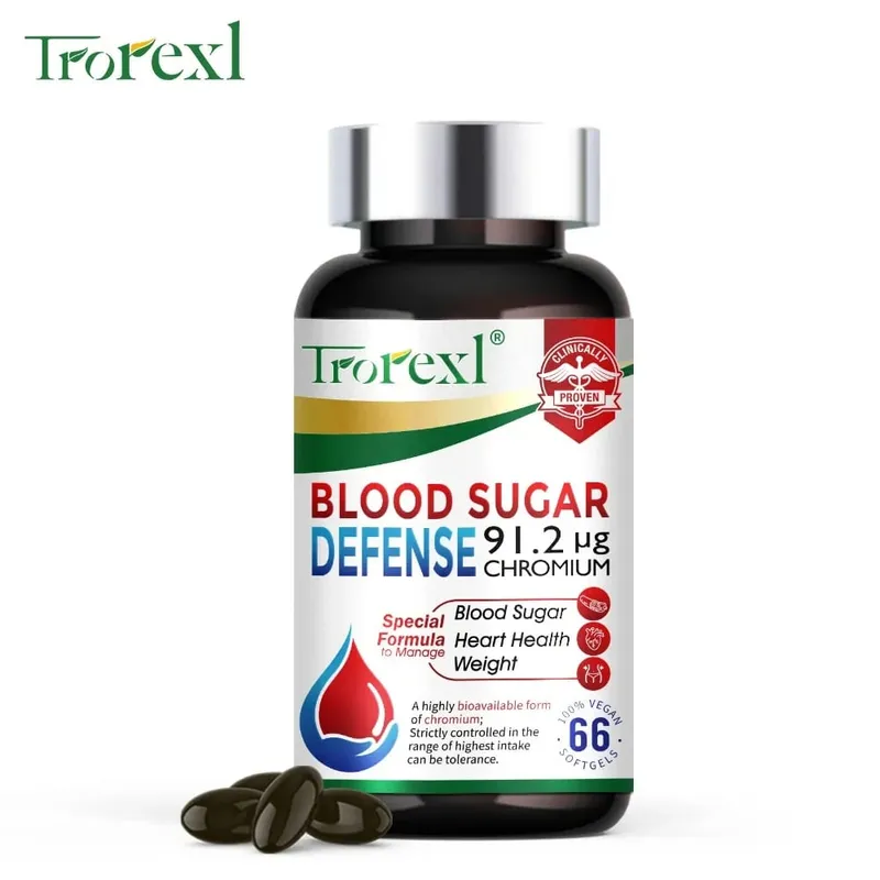 Blood Sugar Diabetes Capsule for Cardiovascular Health Glucose Metabolism Maintain of Normal Blood Glucose Concentrations