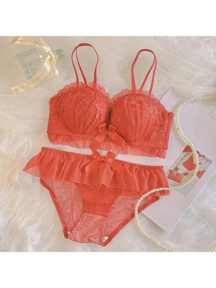 작은 가슴을위한 브래지어 무선을 밀어 올리십시오. 처짐 방지 레이스 Bralette 여성용 패딩 란제리를 강화하고 컴포트 브래지어를 들어 올리십시오. — image 7