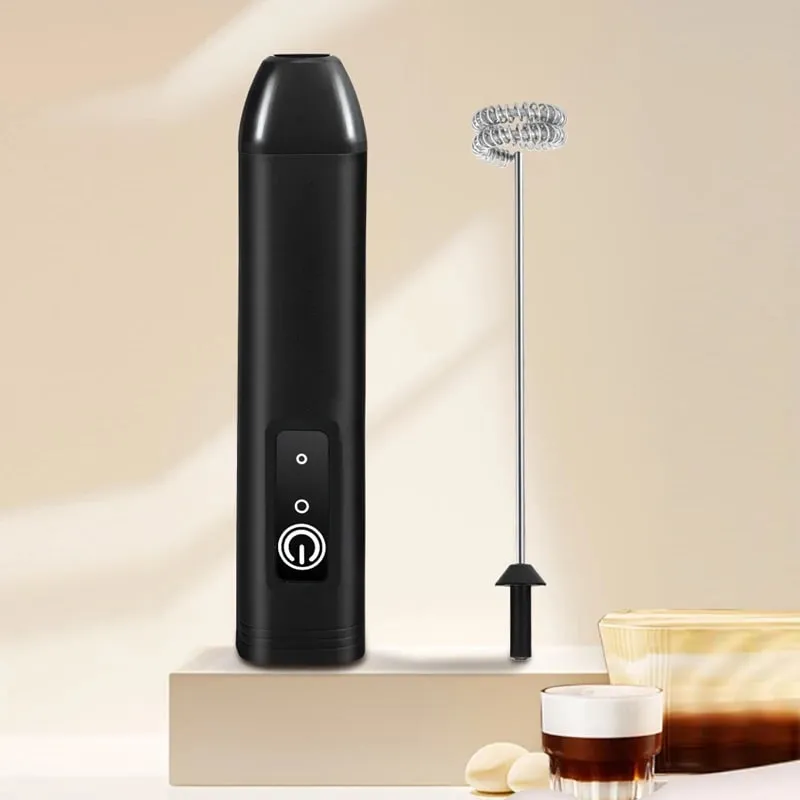 Rechargeable Electric Egg Beater With Stand Bracket 3 Speeds Adjustable Hand Whisk Drink Mixer Milk Frother for Coffee — image 3