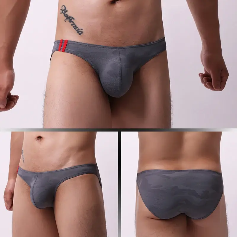 Roupa íntima masculina calcinha respirável moda impressa cuecas cintura baixa lingerie cuecas 3256810337747479 — image 4
