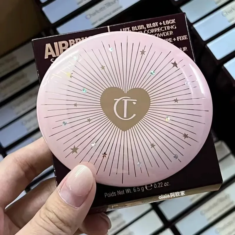 Charlotte Tilbury Setting Spray 16H Waterproof Weightless&Contour Wand Blendable Buildable&12Pan Eyeshadow Intensely Pigmented