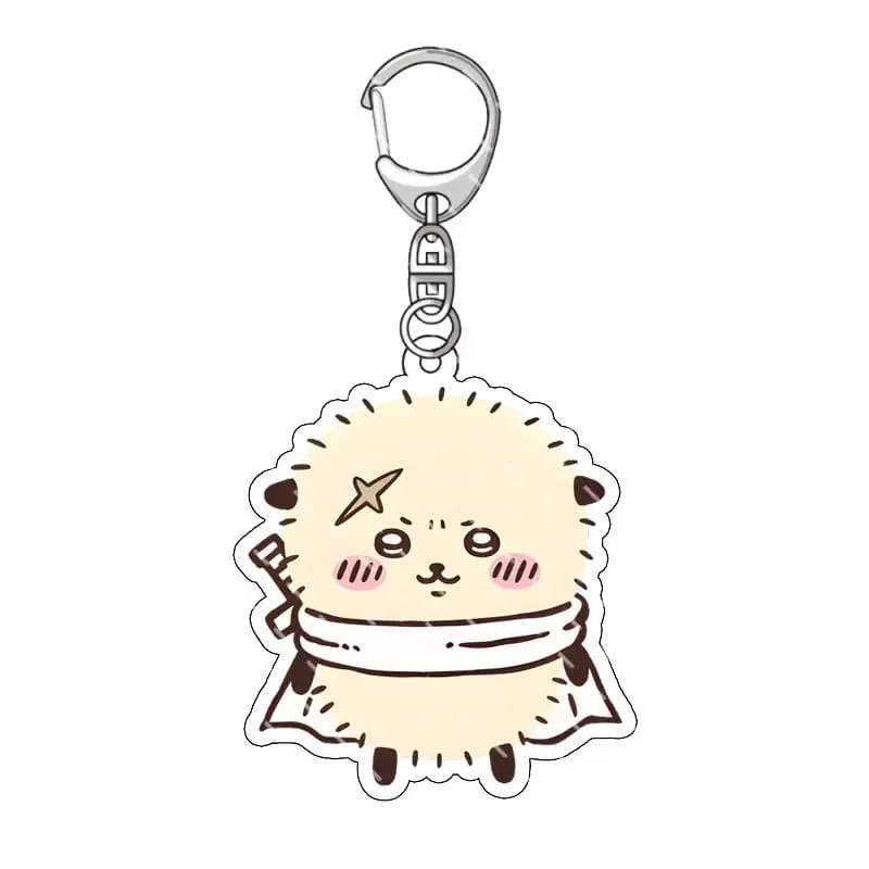 jiyi Pendant Anime Comic Acrylic Peripheral Keychain Hachiware Usagi Cute Pendant Bag Hanging Decoration Decoration
