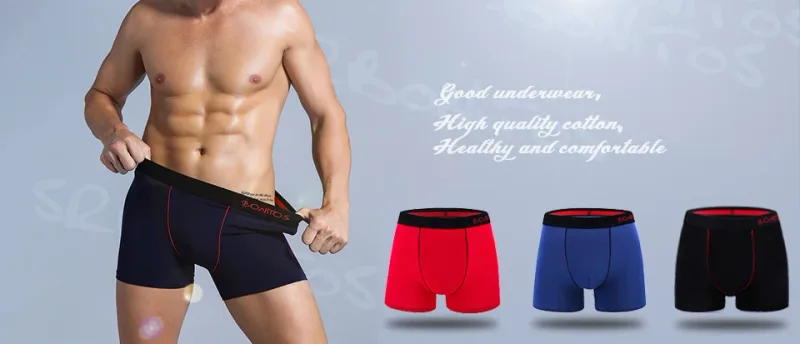 4pcs Long Boxers for Men Underwear Plus Size Men's Panties Sexy Long Leg Underpants Cotton Mens Boxer Shorts Fashion Male Trunk — image 7