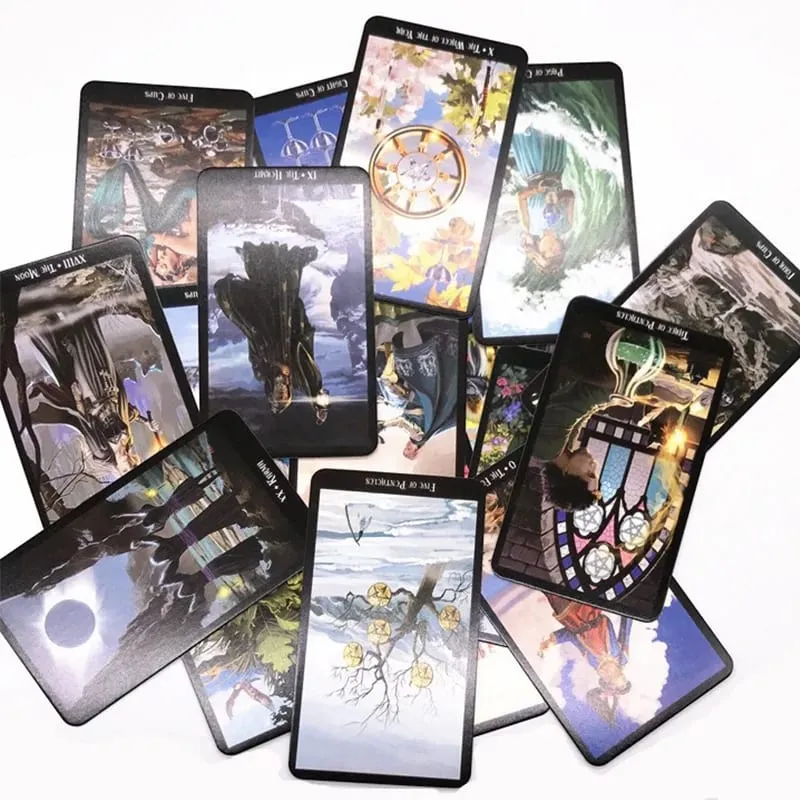Witches Tarot Divination Board Game English Version Beginners Fortune Family Party Funny Table Game 78PCS Hot Selling — image 5