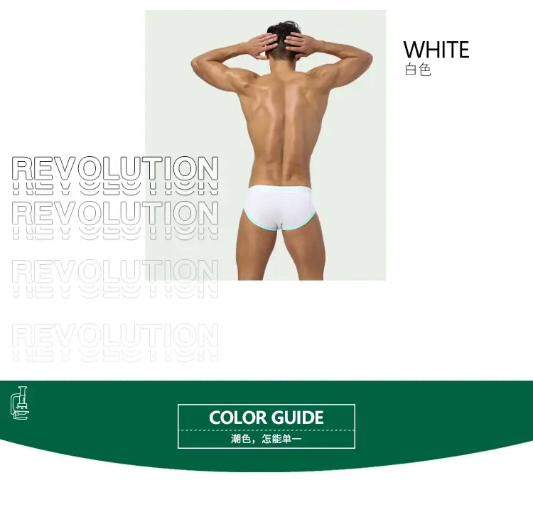 0850 Herren Sexy Unterwäsche Slips Männer Baumwolle Atmungsaktivem Höschen Großhandel Männliche Unterhose Cueca Männer Slips — image 9