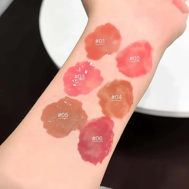 Vase Shape Water Light Lip Glaze Mirror Lipstick Lip Gloss Hydrating Moisturizing Coloring Long Lasting Autum Winter Lipstick — image 6
