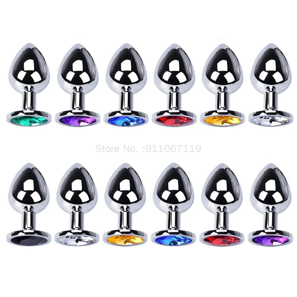 2025 Hot Metal Anal Plug Jewelry Base Beginner To Expert Butt Tail Plug Female Male G-Spot Anus Sex Toys for Couples Adult Games